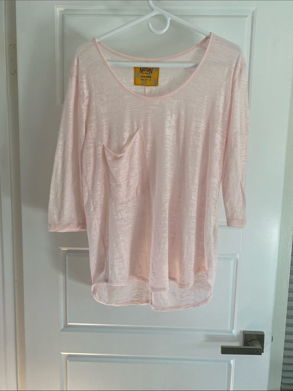 Nation LTD. Tee

Color pink.  One size